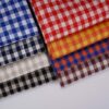 1608- linenschina (12) Classic Check 100% Linen Fabric for Spring & Summer – 138cm Width, 124g Weight, Breathable & Stylish for Shirts & Dresses #1608