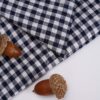 1608- linenschina (6) Classic Check 100% Linen Fabric for Spring & Summer – 138cm Width, 124g Weight, Breathable & Stylish for Shirts & Dresses #1608