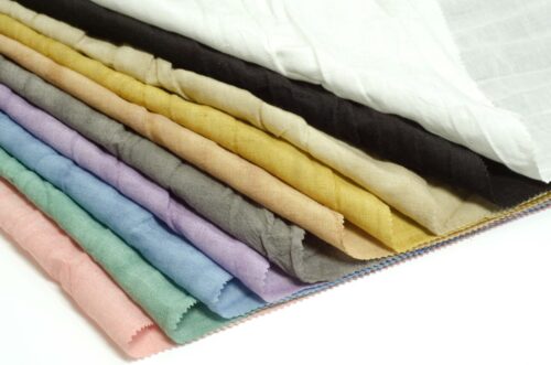 1615-linenschina (4) Linen-Tencel Blend Fabric with Vintage Washed Effect – 138cm Width, 155g Weight, Perfect for Spring, Summer & Autumn #1615