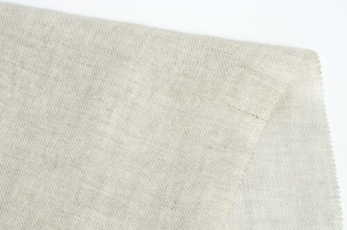 1618 (12) 100% Natural Linen Twill Fabric for Spring, Autumn & Winter – 138cm Width, 195g Weight, Soft & Structured for All Seasons #1618