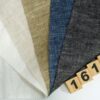 1618 (2) 100% Natural Linen Twill Fabric for Spring, Autumn & Winter – 138cm Width, 195g Weight, Soft & Structured for All Seasons #1618