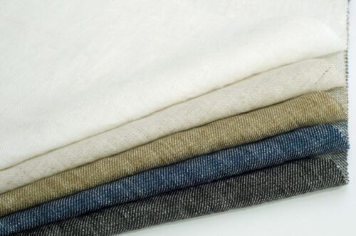 1618 (3) 100% Natural Linen Twill Fabric for Spring, Autumn & Winter – 138cm Width, 195g Weight, Soft & Structured for All Seasons #1618