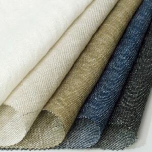 Shop 100% natural linen twill fabric, 195gsm, 138cm width—ideal for clothing in spring, autumn, and winter. Soft, structured, and seasonless textile.