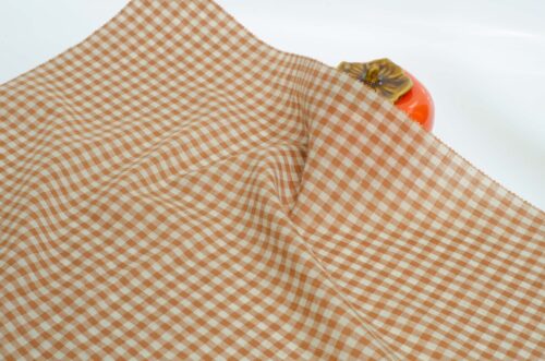 1620 (12) Linen-Cotton Yarn-Dyed Check Fabric for Spring & Summer – 138cm Width, 98g Weight, Lightweight & Elegant #1620