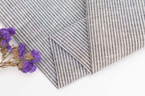 1651 (5) Linen-Cotton-Nylon Blend Fabric for Spring & Summer – 140cm Width, Perfect for Breathable & Durable Garments #1651