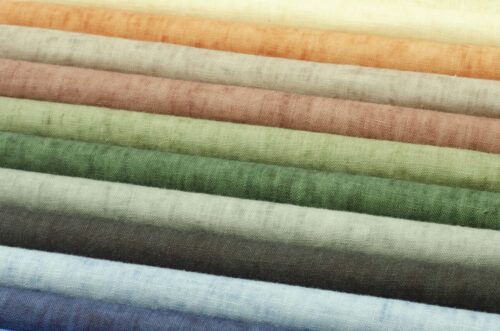 1705 (24) Heavyweight Vintage Washed Linen Fabric for Autumn & Winter – 137cm Width, 203g Weight, Warm & Timeless #1705
