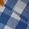 2906 (42) Yarn Dyed Linen Check Fabric - 143g Lightweight, 138cm Width, Classic Gingham - Summer Spring Cooling Material #2906