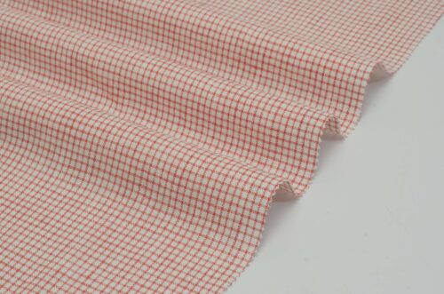 2945 (8) Linen Rayon Mini Check - 125g Lightweight, 138cm Width, Youthful Spring Summer Pattern #2945