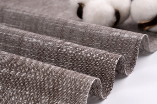 Linenschina7313 (4) Soft Cotton Linen Fabric for Spring Autumn - 30% Cotton 70% Linen 176g - #7313