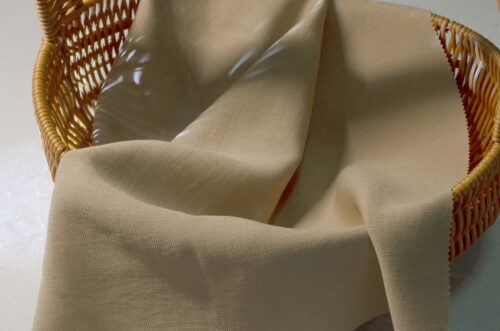 Linenschina7741 (17) 65% Rayon 22% Nylon 13% Linen 118g/m² - Soft Drapey Fabric with Natural Texture for Blouses #7741