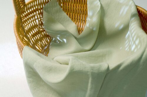 Linenschina7741 (20) 65% Rayon 22% Nylon 13% Linen 118g/m² - Soft Drapey Fabric with Natural Texture for Blouses #7741