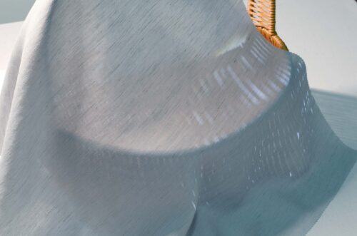 Linenschina7741 (5) 65% Rayon 22% Nylon 13% Linen 118g/m² - Soft Drapey Fabric with Natural Texture for Blouses #7741