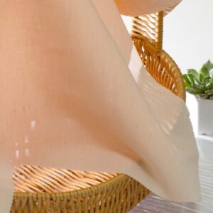 Linenschina7742 (1) 75% Polyester 11% Cotton 10% Linen 4% Spandex 127g/m² - Breathable Stretch Twill for Comfort Wear #7742