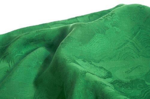 Linenschina7826 (20) 65% Rayon 30% Tencel 5% Linen 170g/m² - Luxury Jacquard Fabric with Oriental Patterns for Elegant Dresses #7826