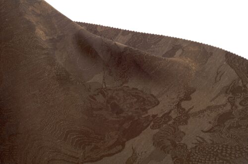 Linenschina7826 (22) 65% Rayon 30% Tencel 5% Linen 170g/m² - Luxury Jacquard Fabric with Oriental Patterns for Elegant Dresses #7826