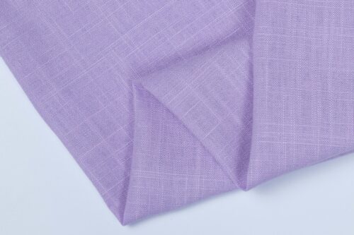 Linenschina8011 (21) 30% Linen 70% Rayon Slub Fabric 204g/m² - Wrinkle-Resistant Shirt Material for Three Seasons #8011