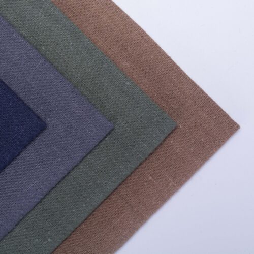 Linenschina8040 (2) Organic High Quality Wholesale Fabric 70%Ramie 30%Cotton Stonewashed Fabric Sand Washed Ramie Cotton Fabric #8040