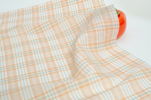 Linenschina8063 (11) 38% Linen 62% Tencel 125g/m² - Colorful Checkered Fabric with Breezy Summer Feel #8063