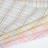 Linenschina8063 (2) 38% Linen 62% Tencel 125g/m² - Colorful Checkered Fabric with Breezy Summer Feel #8063