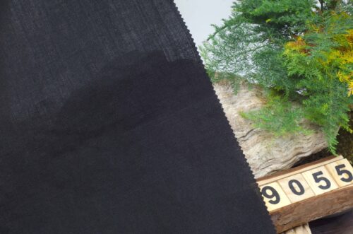 Linenschina9055 (19) Premium Linen Long-Staple Cotton Fabric - 154g/sqm, 137cm Width, Color-Woven for Spring/Summer Fashion #9055