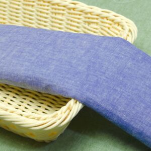 Linenschina9055 (4) Premium Linen Long-Staple Cotton Fabric - 154g/sqm, 137cm Width, Color-Woven for Spring/Summer Fashion #9055