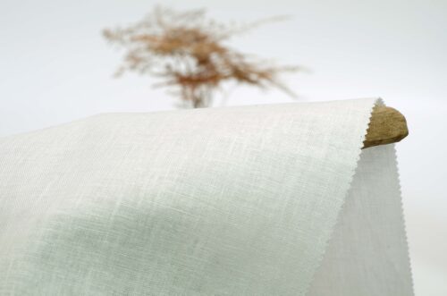 Linenschina9057 (15) Linen Cotton Stretch Fabric - 200g/sqm, 130cm Width, Micro-Elastic for Comfortable Autumn/Winter Wear #9057
