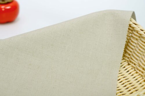 Linenschina9057 (26) Linen Cotton Stretch Fabric - 200g/sqm, 130cm Width, Micro-Elastic for Comfortable Autumn/Winter Wear #9057