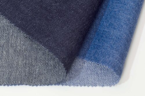 Hemp Cotton Heavy Denim - 225g/sqm, 148cm Width, Breathable & Stylish for Casual Outfits #9143