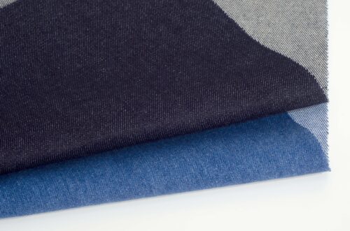 Linenschina9144 (1) Hemp Cotton Winter Denim - 380g/sqm, 148cm Width, Warm & Rugged for Winter Clothing #9144