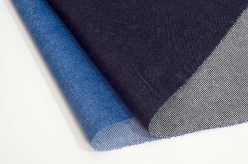 Linenschina9144 (2) Hemp Cotton Winter Denim - 380g/sqm, 148cm Width, Warm & Rugged for Winter Clothing #9144