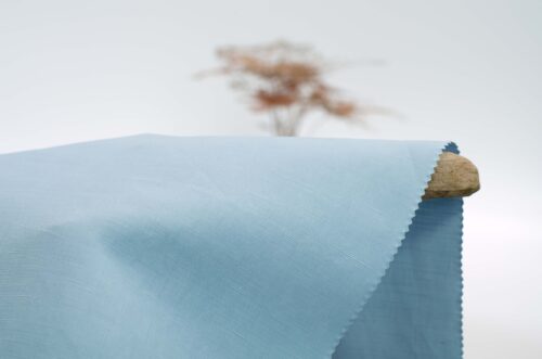 Linenschina9301 (27) Rayon Tencel Linen Fabric - 151g/sqm, 143cm Width, Draping & Lustrous for Elegant Spring/Summer Dresses #9301
