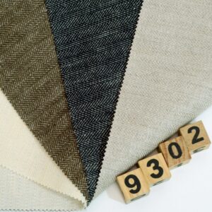 Linenschina9302 (1) Linen Cotton Herringbone Fabric - 250g/sqm, 138cm Width, Textured & Structured for Pants and Jackets #9302