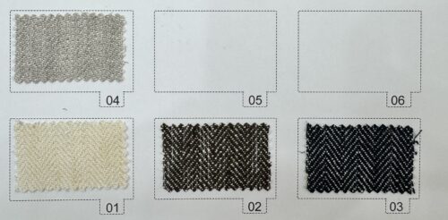 Linenschina9302 (17) Linen Cotton Herringbone Fabric - 250g/sqm, 138cm Width, Textured & Structured for Pants and Jackets #9302