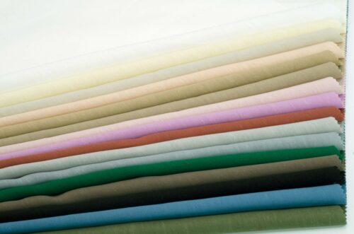 Linenschina9306 (2) Tencel Linen Polyester Blend - 170g/sqm, 150cm Width, Smooth & Crisp for Stylish Spring/Autumn Clothing #9306