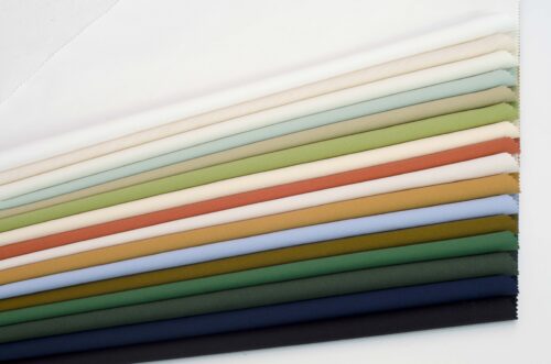 Linenschina9306 (2) Polyester Twill Fabric - 200g/sqm, 143cm Width, Elastic & Structured for Autumn/Winter Outerwear #9305