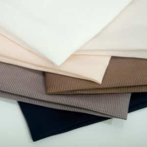 Linenschina9351 (1) Linen Lyocell Rayon Fabric - 103g/sqm, 148cm Width, Fine Striped Texture for Sustainable Fashion Design #9351