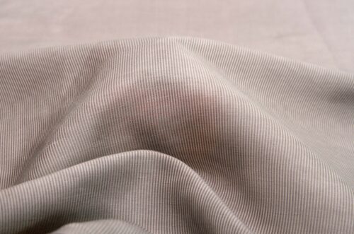 Linenschina9351 (11) Linen Lyocell Rayon Fabric - 103g/sqm, 148cm Width, Fine Striped Texture for Sustainable Fashion Design #9351