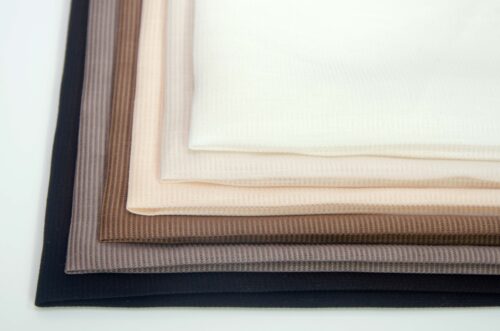 Linenschina9351 (13) Linen Lyocell Rayon Fabric - 103g/sqm, 148cm Width, Fine Striped Texture for Sustainable Fashion Design #9351