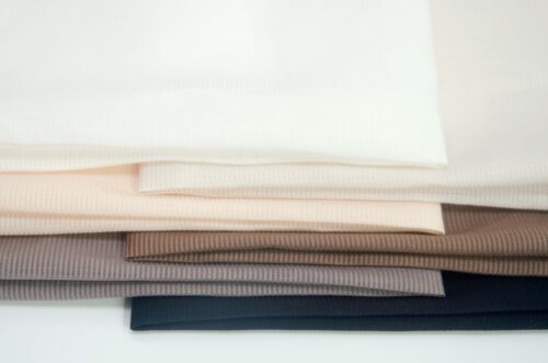 Linenschina9351 (2) Linen Lyocell Rayon Fabric - 103g/sqm, 148cm Width, Fine Striped Texture for Sustainable Fashion Design #9351