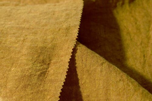 Linenschina9602 (8) Washed Linen Fabric - 176g/sqm, 138cm Width, Pre-Wrinkled & Breathable for Natural Style Clothing #9602