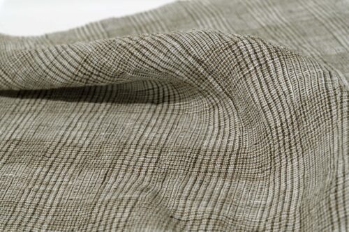 Linenschina9603 (1) Lightweight Linen Fabric - 126g/sqm, 138cm Width, Cool & Textured for Summer Apparel #9603