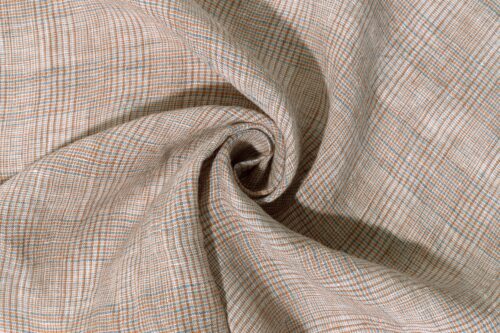 Linenschina9603 (11) Lightweight Linen Fabric - 126g/sqm, 138cm Width, Cool & Textured for Summer Apparel #9603