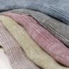 Linenschina9603 (12) Lightweight Linen Fabric - 126g/sqm, 138cm Width, Cool & Textured for Summer Apparel #9603