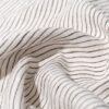 Linenschina9604 (3) Washed Linen Stripe Fabric - 140g/sqm, 138cm Width, Soft & Artistic for Bohemian Fashion #9604