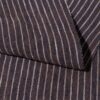 Linenschina9604 (7) Washed Linen Stripe Fabric - 140g/sqm, 138cm Width, Soft & Artistic for Bohemian Fashion #9604