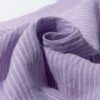 Linenschina9604 (8) Washed Linen Stripe Fabric - 140g/sqm, 138cm Width, Soft & Artistic for Bohemian Fashion #9604