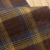 Linenschina9605 (10) Breathable Linen Check Fabric - 132g/sqm, 136cm Width, Open Weave & Eco-Friendly for Summer Wear #9605