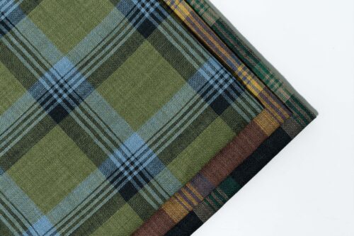 Linenschina9605 (13) Breathable Linen Check Fabric - 132g/sqm, 136cm Width, Open Weave & Eco-Friendly for Summer Wear #9605