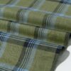 Linenschina9605 (8) Breathable Linen Check Fabric - 132g/sqm, 136cm Width, Open Weave & Eco-Friendly for Summer Wear #9605