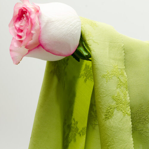 MZC_9089 48% Rose Fiber 52% Filament 119g/m² - Delicate Jacquard Weave - Sophisticated Summer Fabric #D18006